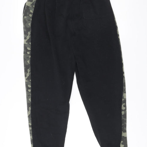 Fila Mens Black Camouflage Side Stripe Jogger Sweatpants M Regular
