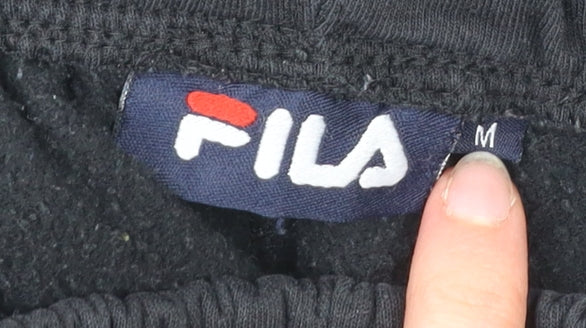 Fila Mens Black Camouflage Side Stripe Jogger Sweatpants M Regular