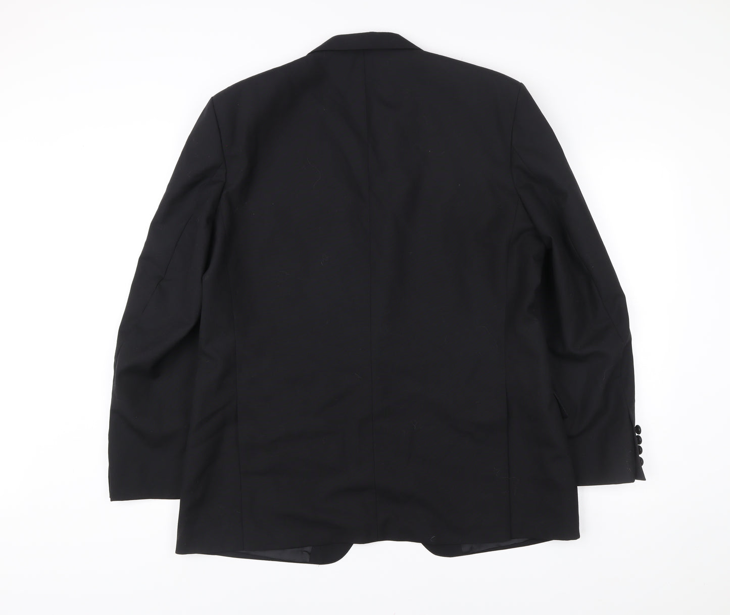 Berwin & Berwin Men’s Black Wool Blazer Jacket 42R Notch Lapel