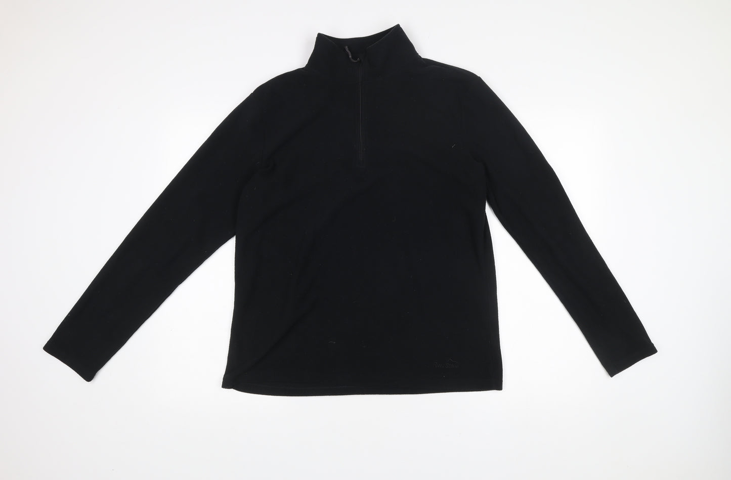 Peter Storm Womens Black Size 16 Fleece 1/2 Zip Jacket Outdoor Hiking