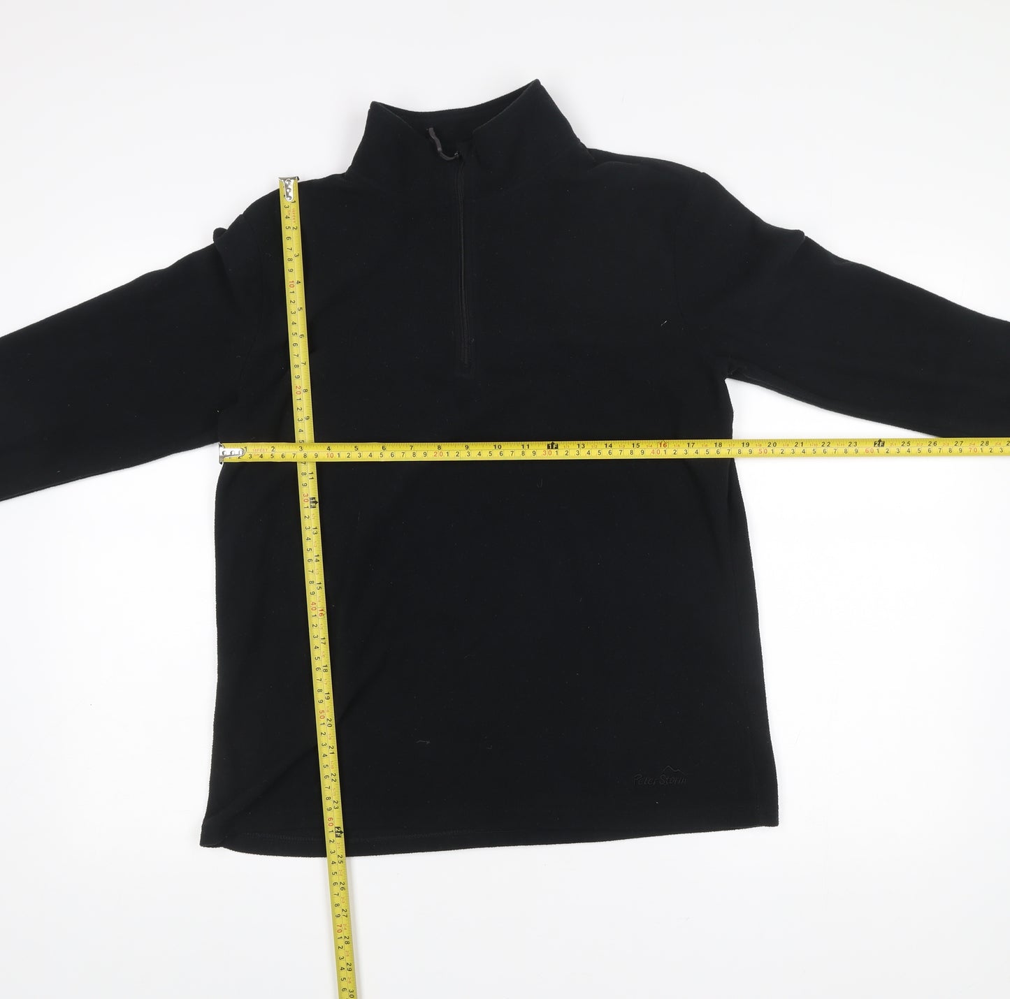 Peter Storm Womens Black Size 16 Fleece 1/2 Zip Jacket Outdoor Hiking