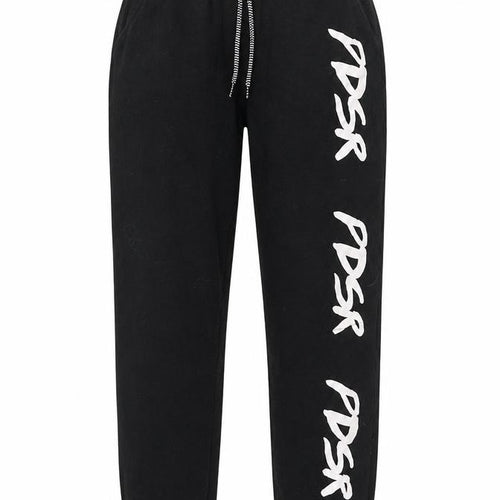 Public Desire Womens Black Jogger Trousers Size 8 Elastic Waist
