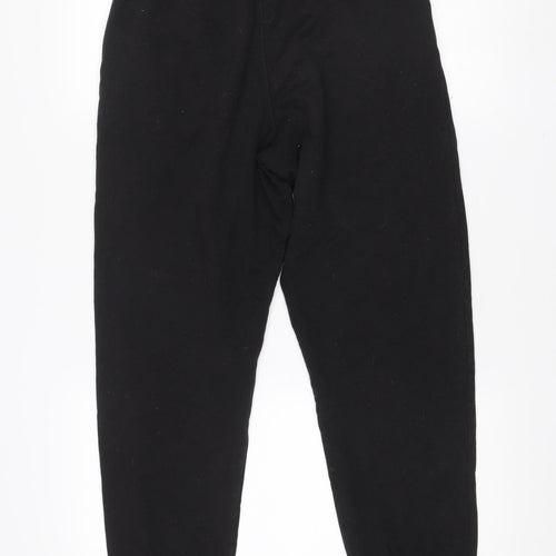 Public Desire Womens Black Jogger Trousers Size 8 Elastic Waist