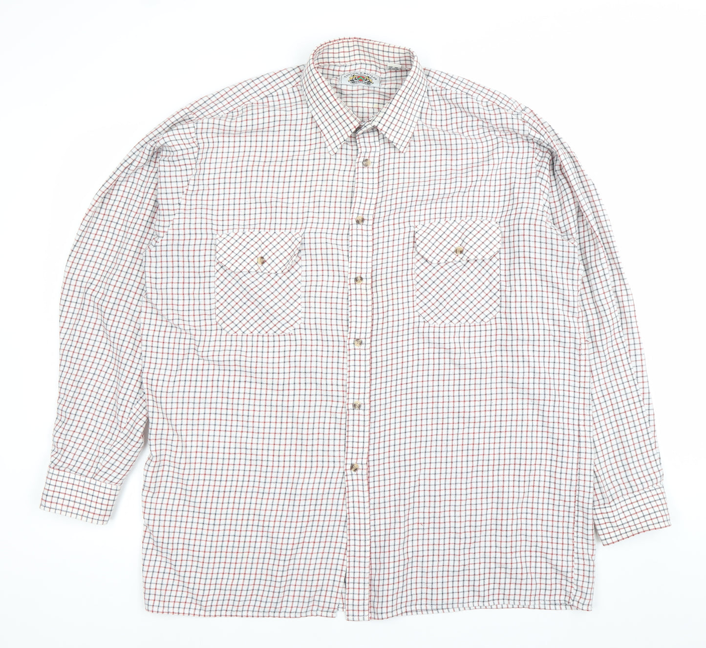 Taylor & Butler Men's Multicoloured Check Long Sleeve Shirt L