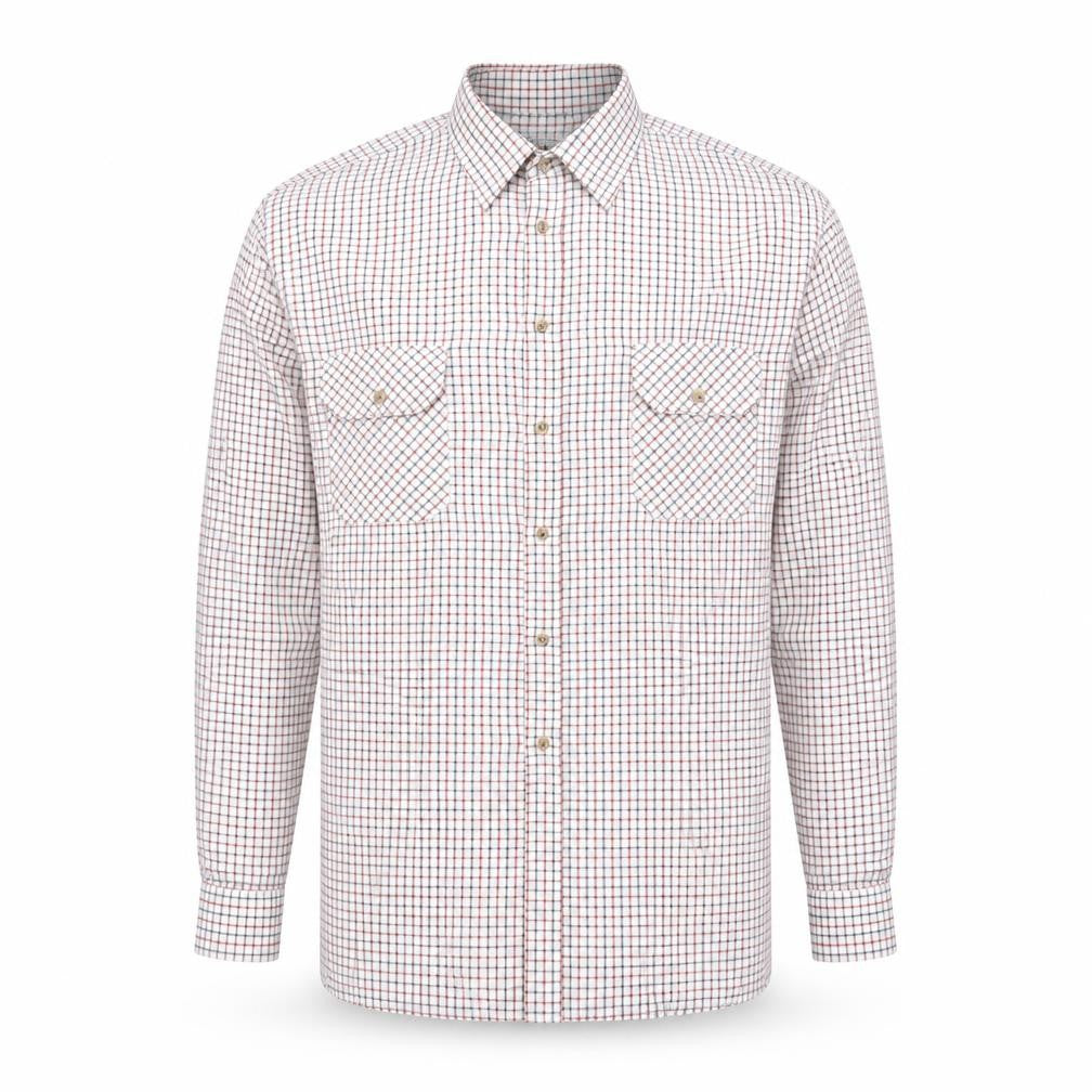 Front view of Taylor & Butler Men's Multicoloured Check Long Sleeve Shirt L