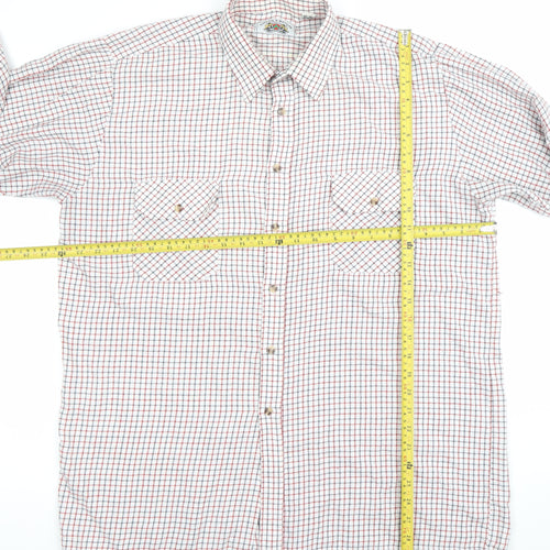 Taylor & Butler Men's Multicoloured Check Long Sleeve Shirt L