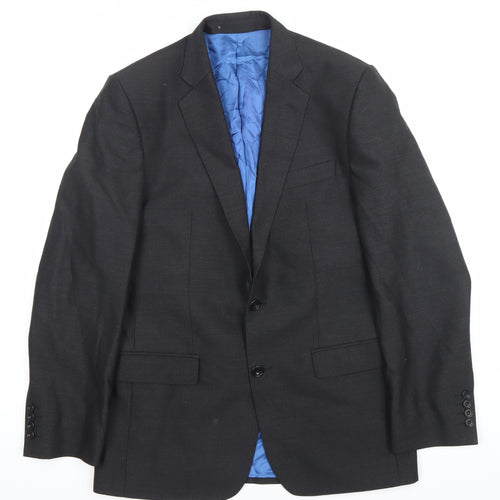 Magee Men’s Grey 38R Wool Blend Regular Fit Suit Jacket