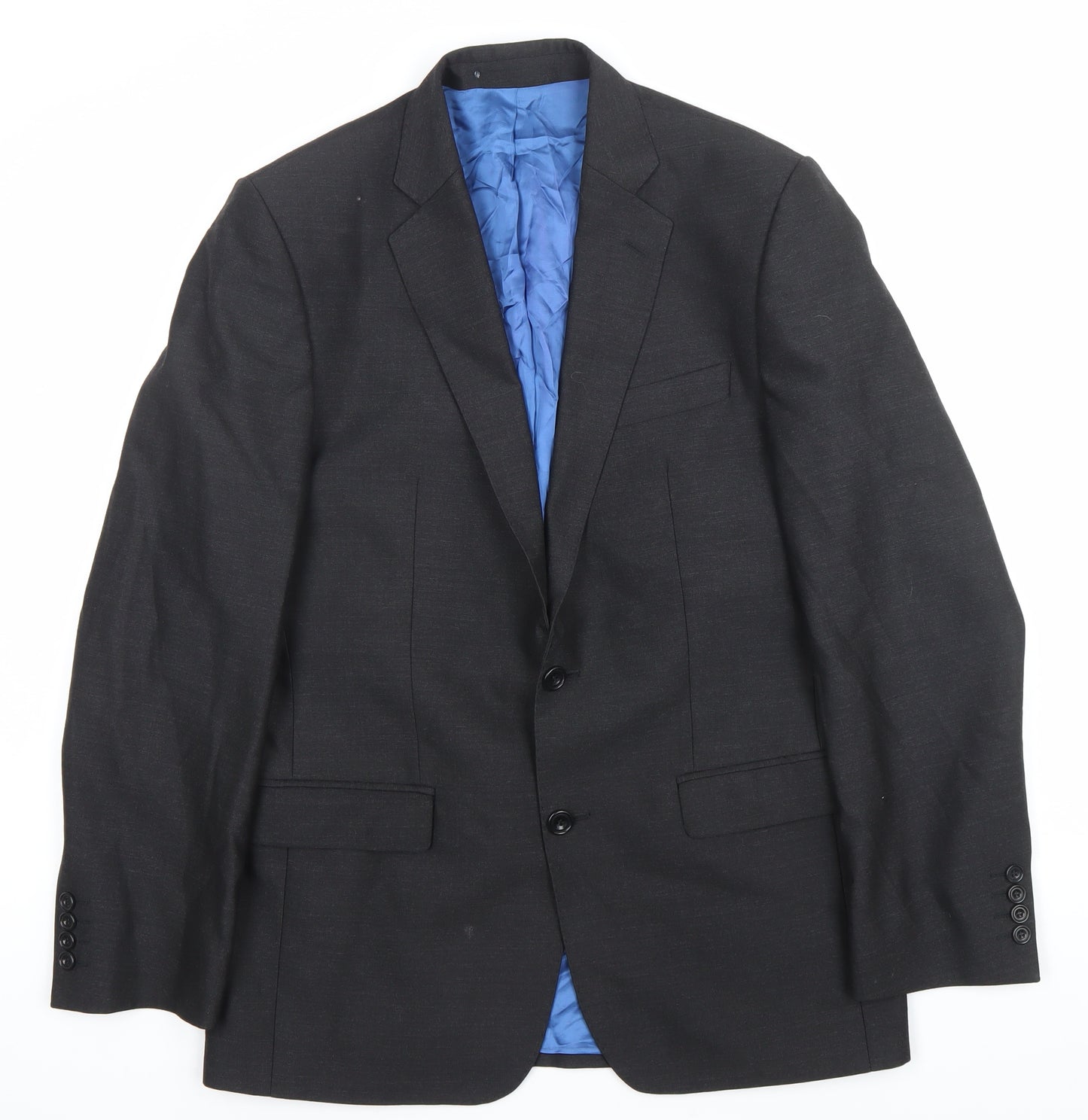 Magee Men’s Grey 38R Wool Blend Regular Fit Suit Jacket