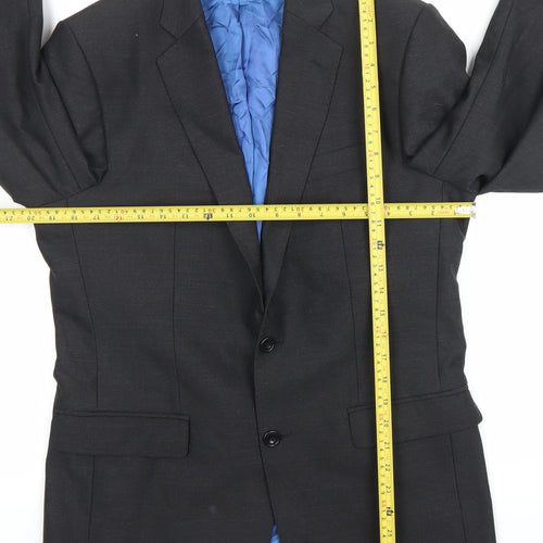 Magee Men’s Grey 38R Wool Blend Regular Fit Suit Jacket