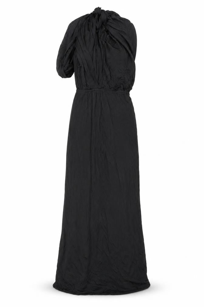 Front view of Oasis Women’s Black Maxi Strapless Formal Dress, size S