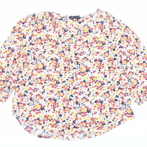 Marks and Spencer Womens Multicoloured Floral Blouse Size 12