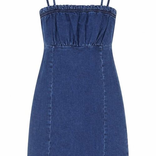 Denim Co Women’s Blue Slip Dress Size 8 Strappy Casual Summer