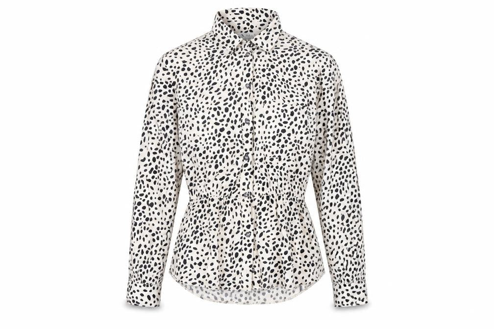 Marks and Spencer Women’s White Animal Print Blouse UK 10