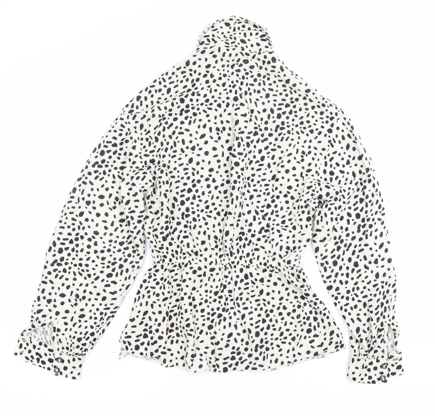 Marks and Spencer Women’s White Animal Print Blouse UK 10