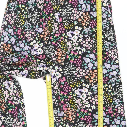 TU Women’s Multicoloured Floral Wide Leg Jumpsuit Size 4