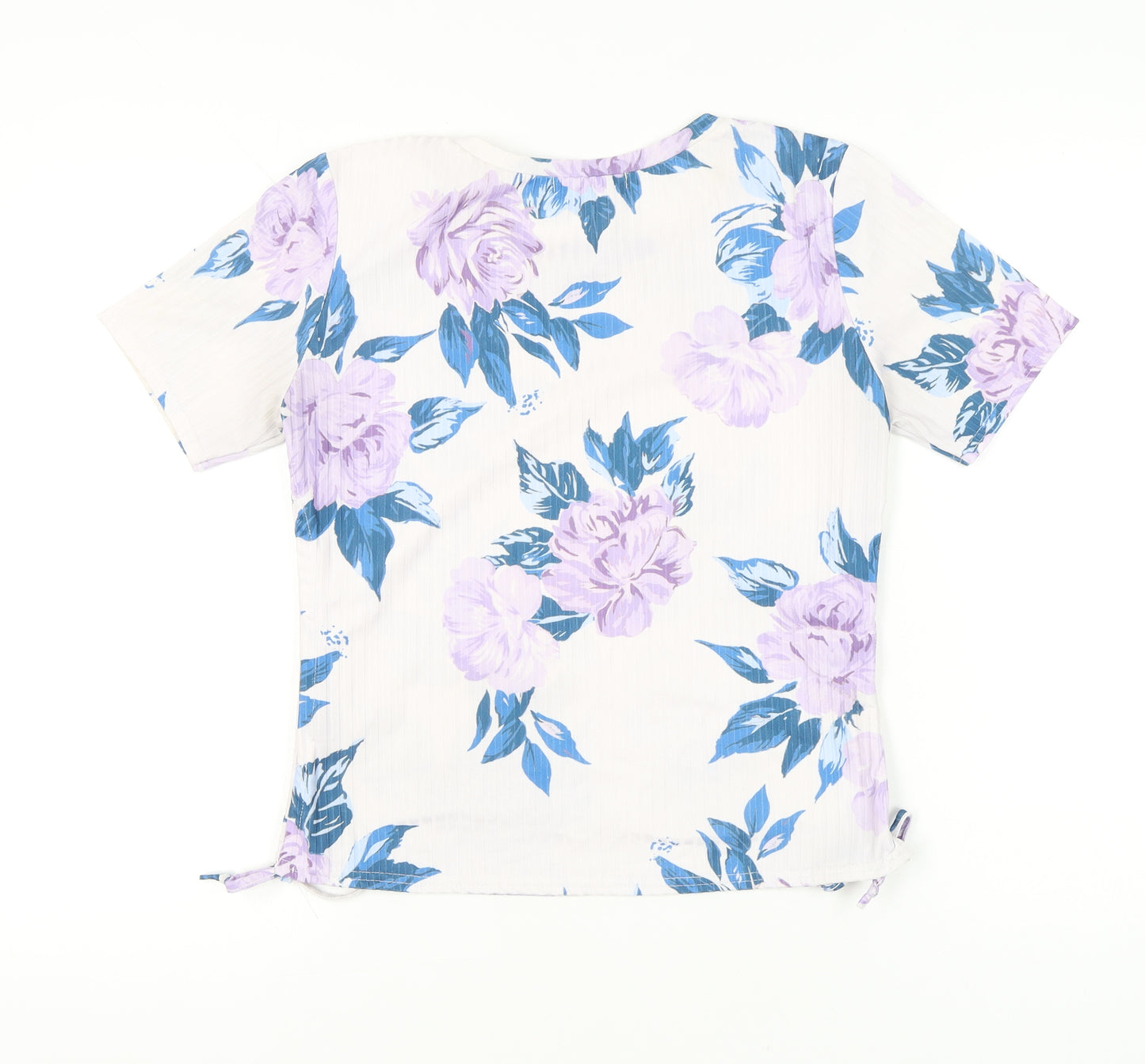 Oasis Women’s Multicoloured Floral T-Shirt Size M Short Sleeve
