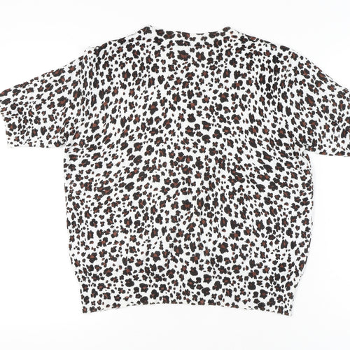 Marks and Spencer Women’s Leopard Print T-Shirt Size 16