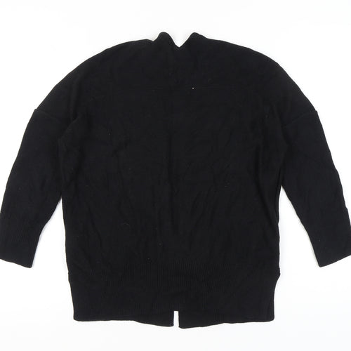 GAP Women’s Black Cotton Knit Open Cardigan Jumper Size S