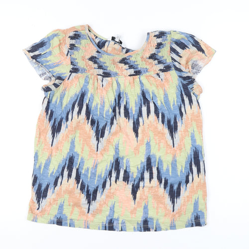 Next Women’s Multicoloured Cotton Tunic Blouse UK 10