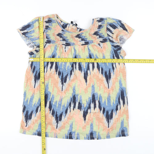 Next Women’s Multicoloured Cotton Tunic Blouse UK 10