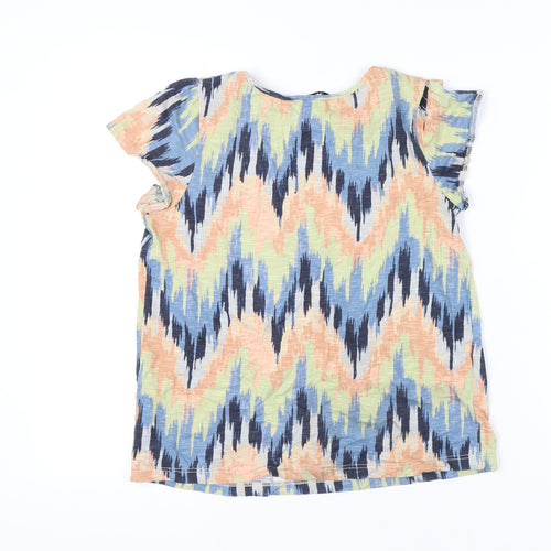 Next Women’s Multicoloured Cotton Tunic Blouse UK 10