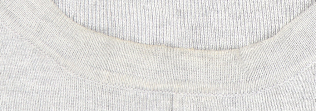 Sweewë Paris Womens Grey S Pullover Jumper 3/4 Sleeve Knit