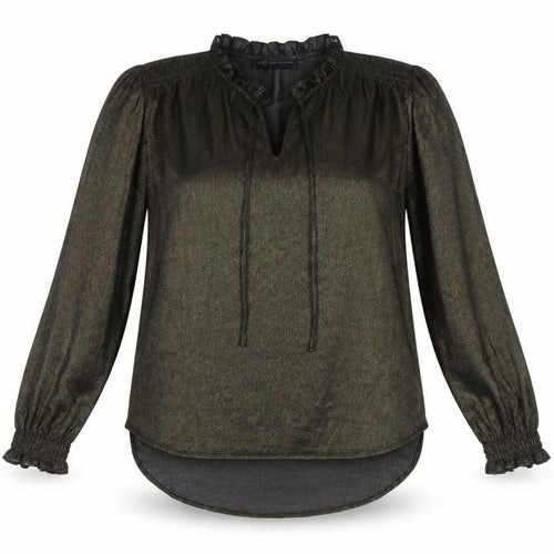 Marks and Spencer Women’s Gold Sheer Tunic Blouse Size 10