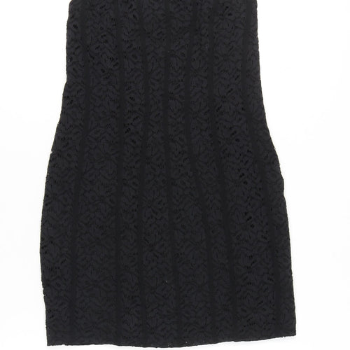Kimchi Blue Women’s Black Strapless Lace Bodycon Dress Size M