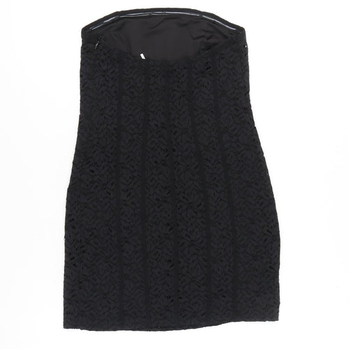 Kimchi Blue Women’s Black Strapless Lace Bodycon Dress Size M
