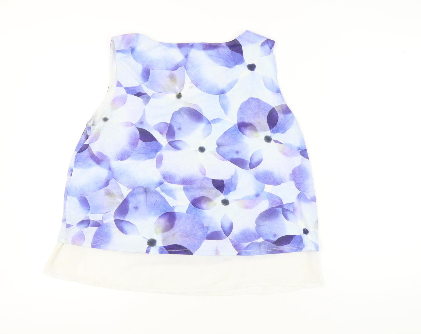 Phase Eight Womens Multicoloured Floral Sleeveless Blouse Size 14