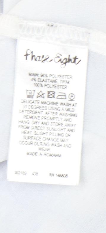 Phase Eight Womens Multicoloured Floral Sleeveless Blouse Size 14