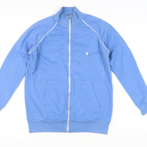 French Connection Men’s Blue Full Zip Sweatshirt Jacket M