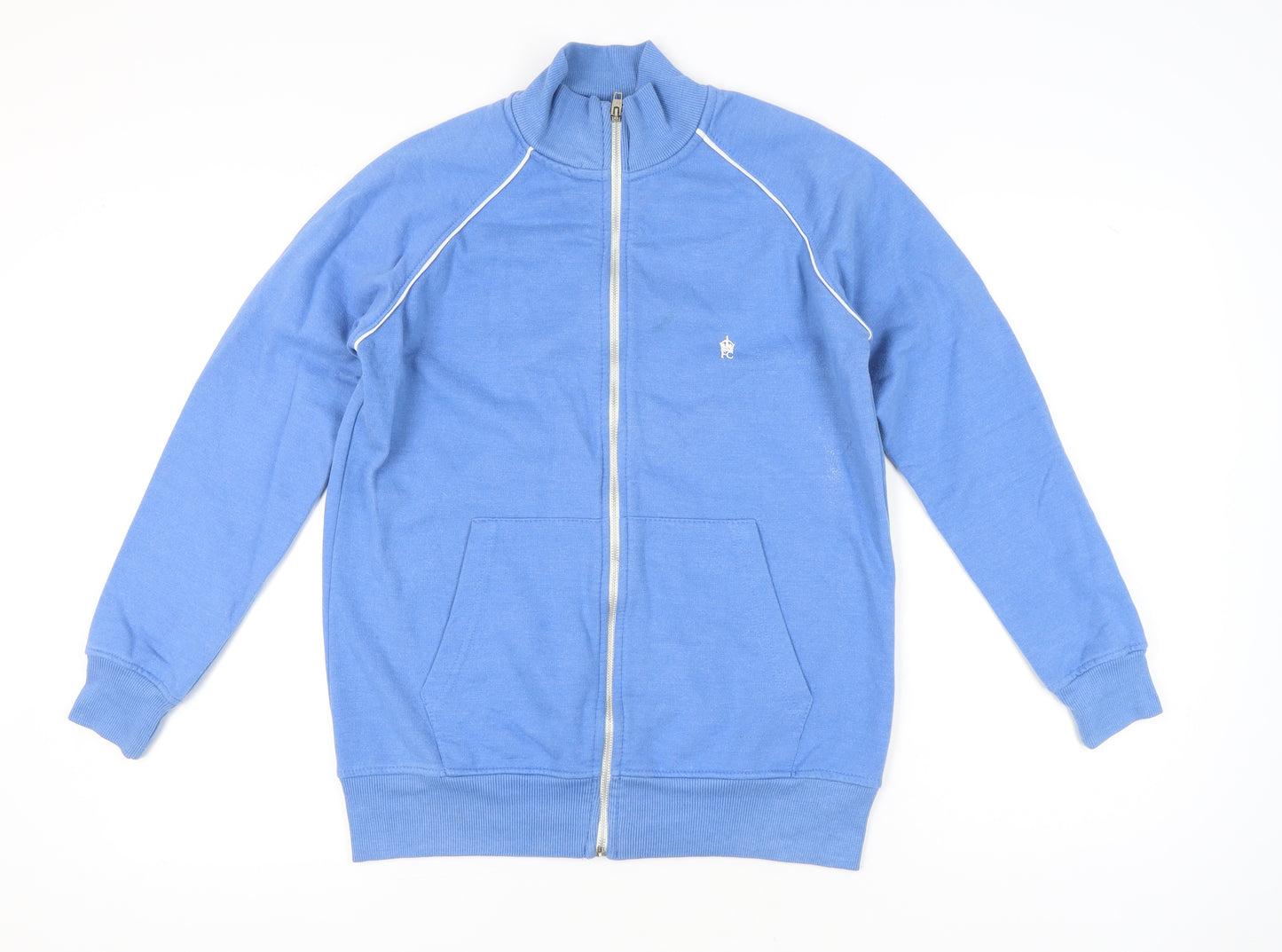 French Connection Men’s Blue Full Zip Sweatshirt Jacket M