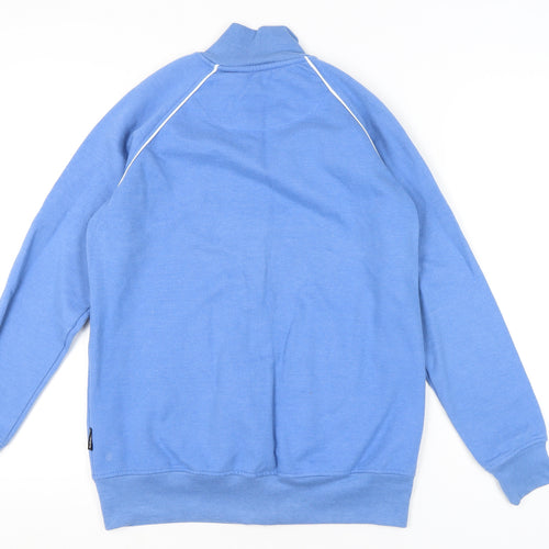 French Connection Men’s Blue Full Zip Sweatshirt Jacket M