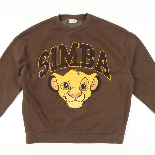 Disney Women’s Brown Simba The Lion King Sweatshirt XS