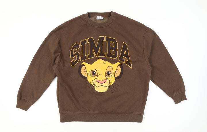Disney Women’s Brown Simba The Lion King Sweatshirt XS