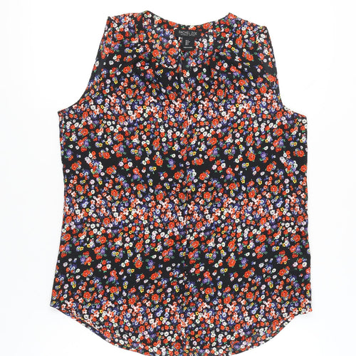 Rachel Zoe Women Multicoloured Sleeveless Floral Blouse Size S