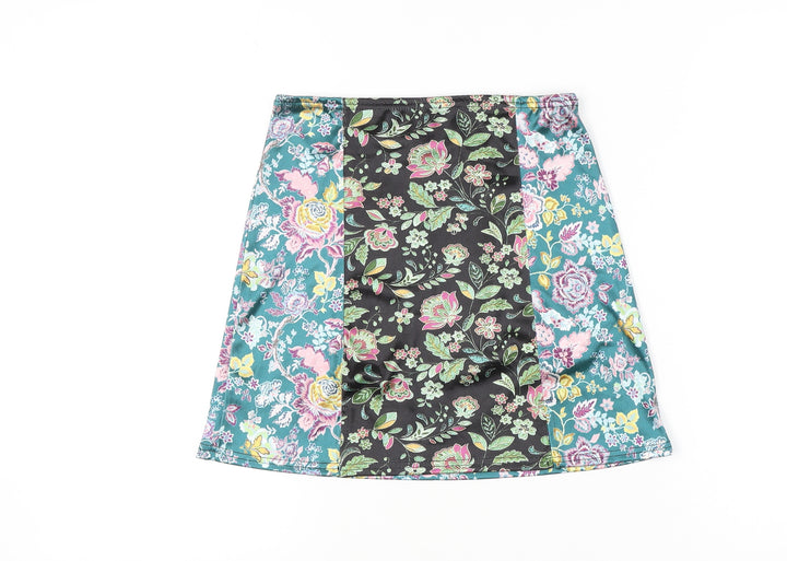 Urban Outfitters Women’s Multicoloured Floral A-Line Skirt Size S