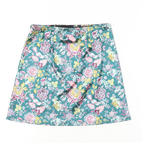 Urban Outfitters Women’s Multicoloured Floral A-Line Skirt Size S