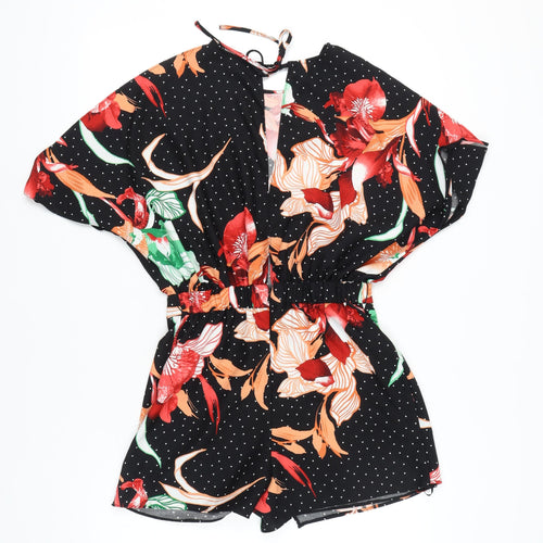 River Island Women’s Multicoloured Floral Playsuit Size 10