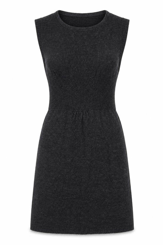 Stella Forest Womens Black Knit Sleeveless Bodycon Dress Size 12