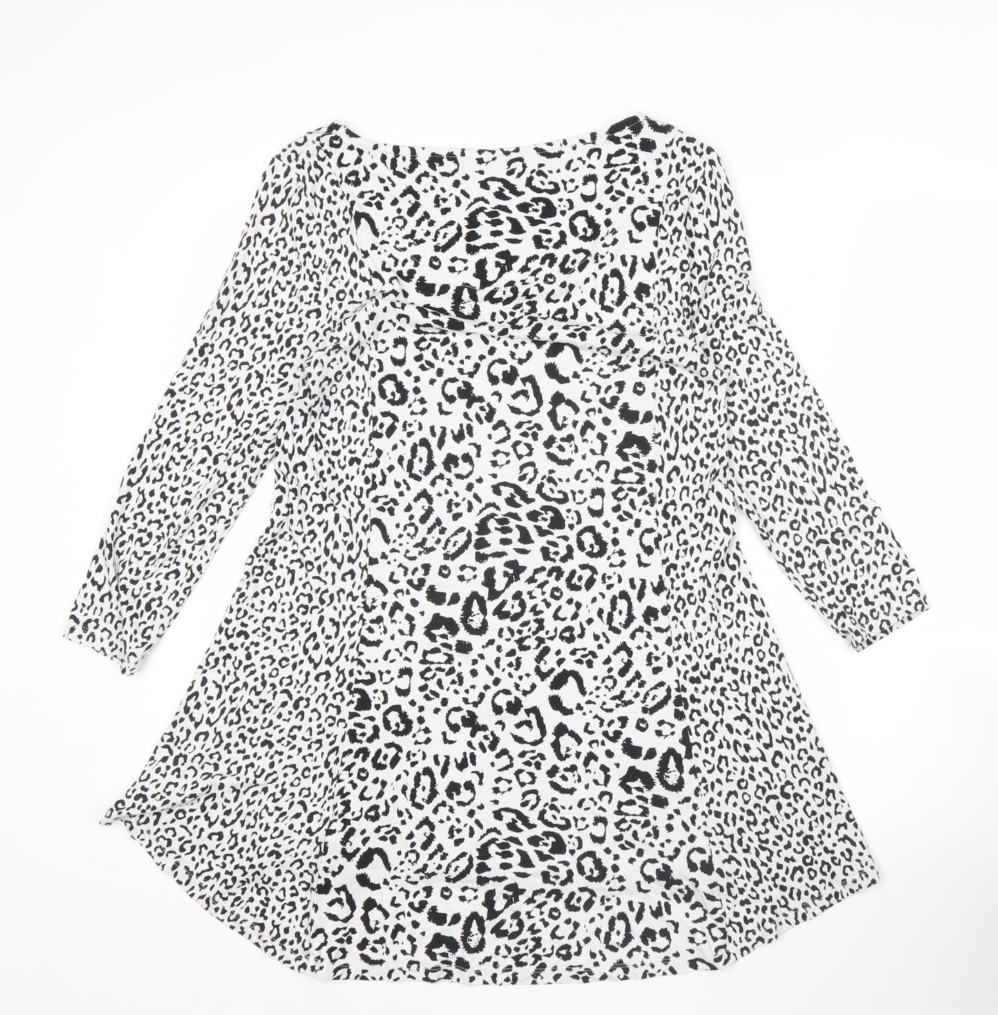 Marks and Spencer Women’s Leopard Print Knee Length Shift Dress UK 10