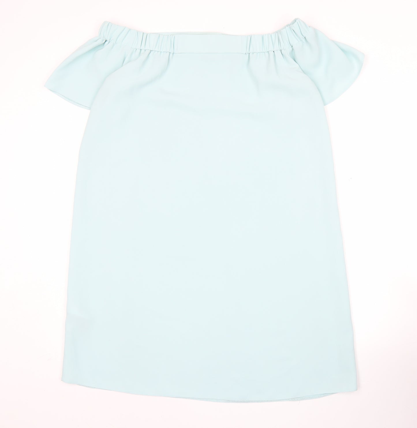 Topshop Women’s Blue Off Shoulder Shift Dress Size 12