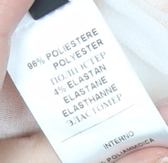 Latte Womens Beige Knit Blouse Crew Neck Long Sleeve Size M