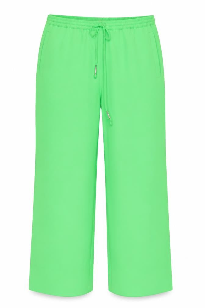 H&M Womens Green Size 12 Straight Leg Polyester Casual Trousers
