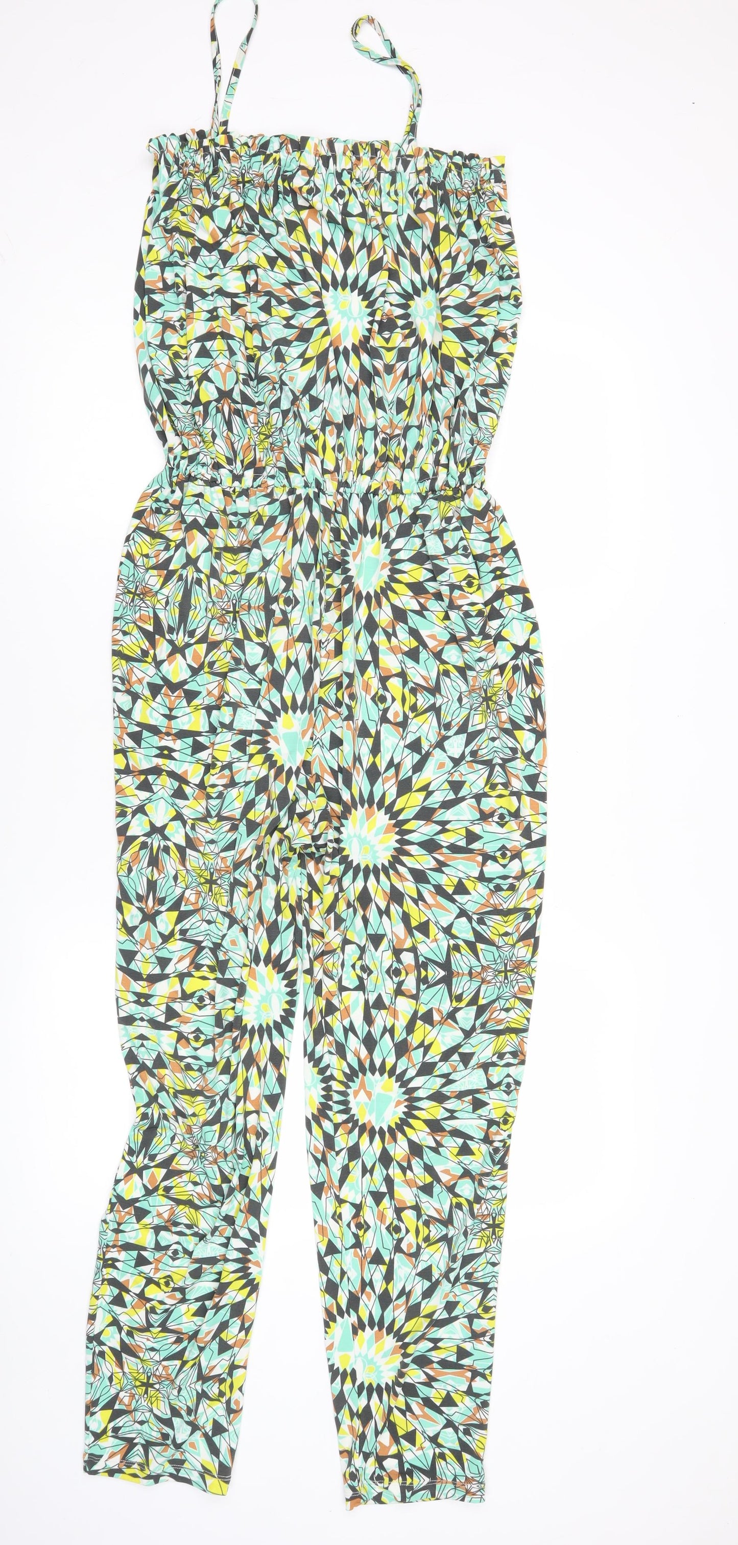Vero Moda Women’s Multicoloured Strapless Jumpsuit Size M