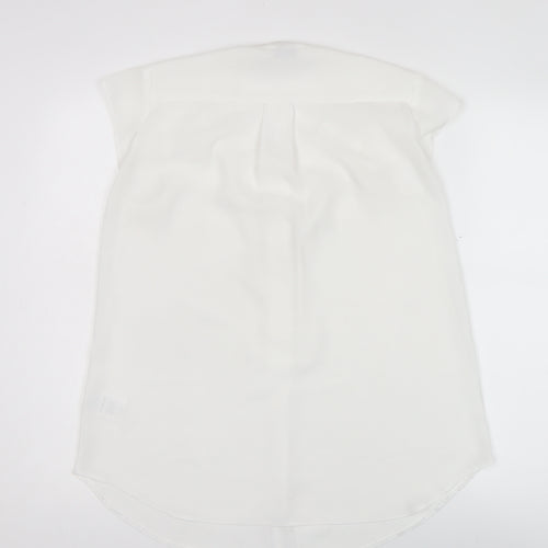 Paraphrase Women’s White Size 12 Blouse Short Sleeve Polyester