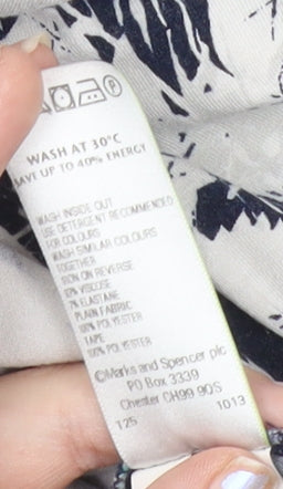 Marks and Spencer Per Una Womens Multicolour Floral Wrap Blouse Size 14