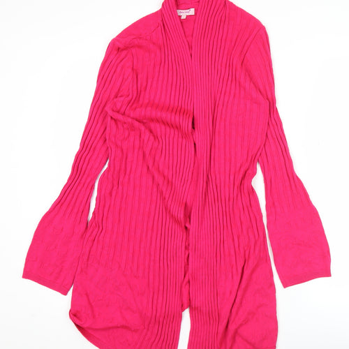 Marks and Spencer Women’s Pink Cardigan Size 12 Acrylic Viscose