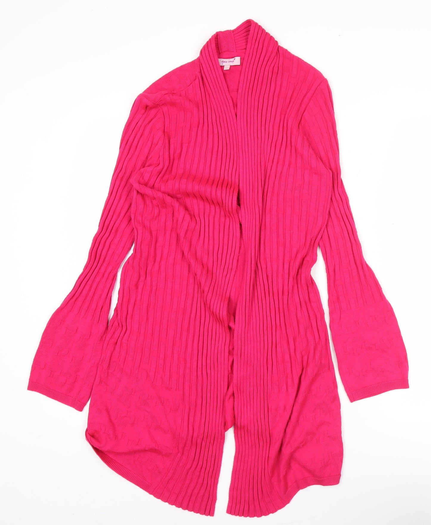Marks and Spencer Women’s Pink Cardigan Size 12 Acrylic Viscose